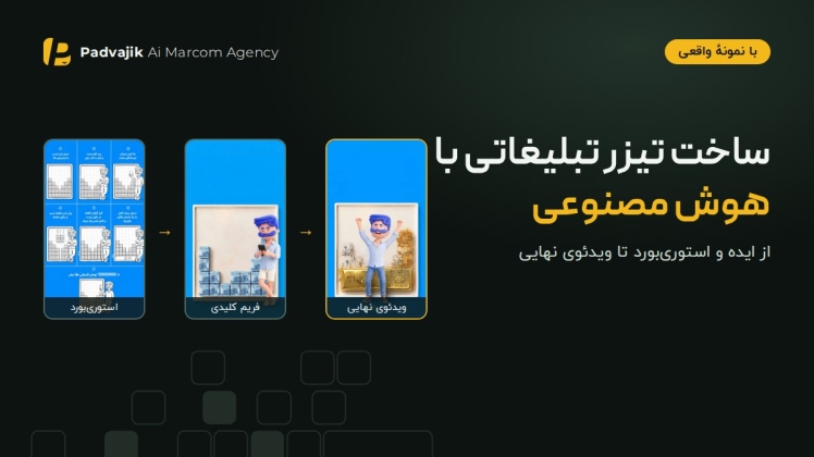 ساخت تیزر تبلیغاتی با هوش مصنوعی؛ از ایده تا ویدئوی نهایی